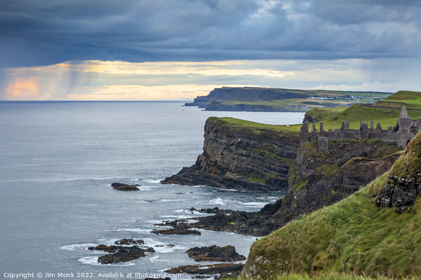 Dunluce Castle in Northern Ireland Picture Board by Jim Monk