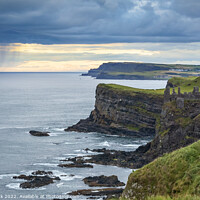 Buy canvas prints of Dunluce Castle in Northern Ireland by Jim Monk