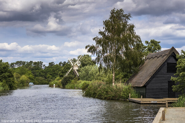 How Hill, Norfolk Broads Picture Board by Jim Monk