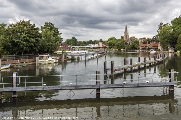  River Thames from Marlow Lock Picture Board by Jim Monk