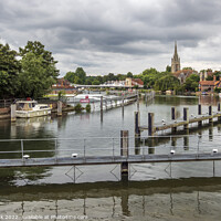 Buy canvas prints of  River Thames from Marlow Lock by Jim Monk