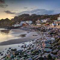 Buy canvas prints of Steephill Cove, Isle Of Wight by Jim Monk