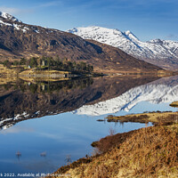 Buy canvas prints of Loch Cluanie Reflections by Jim Monk
