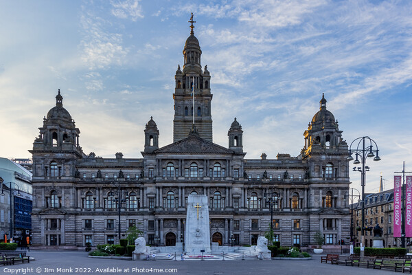 Glasgow City Chambers Picture Board by Jim Monk