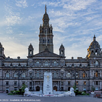 Buy canvas prints of Glasgow City Chambers by Jim Monk