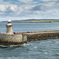 Buy canvas prints of South Shields Lighthouse by Jim Monk