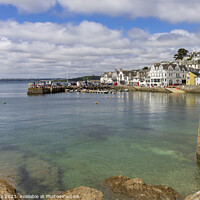 Buy canvas prints of Harbour View, St Mawes by Jim Monk