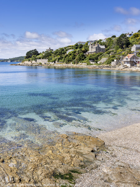 Tavern Beach St Mawes  Picture Board by Jim Monk