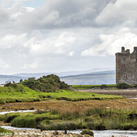 Buy canvas prints of Lochranza Castle Isle of Arran by Jim Monk