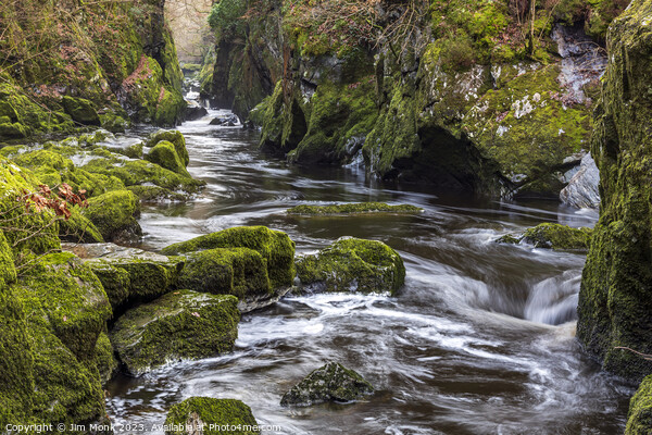 The Fairy Glen, Wales Picture Board by Jim Monk