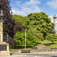 Buy canvas prints of The War Memorial at Alnwick by Jim Monk