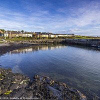 Buy canvas prints of Craster Harbour, Northumberland. by Jim Monk