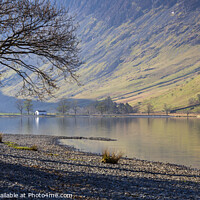 Buy canvas prints of Buttermere Reflections, Lake District by Jim Monk
