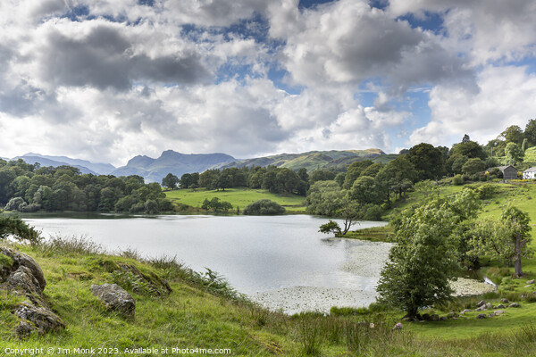 Loughrigg Tarn, Lake District Picture Board by Jim Monk