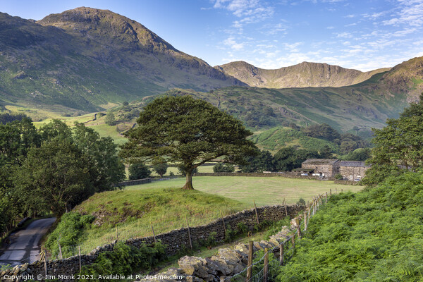 Little Langdale, Lake District Picture Board by Jim Monk