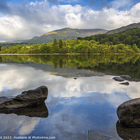 Buy canvas prints of Coniston Water Reflections by Jim Monk