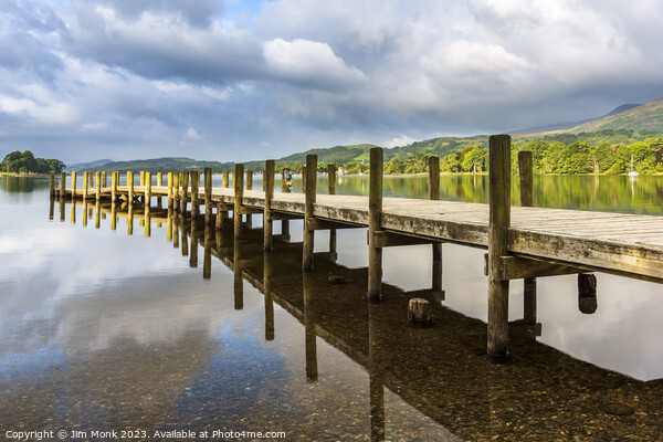 Monk Coniston Jetty Picture Board by Jim Monk