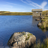 Buy canvas prints of Devoke Water Boathouse, Lake District by Jim Monk