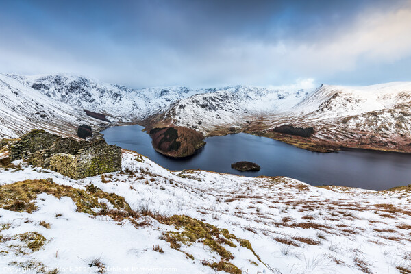 Haweswater Reservoir, Lake District Picture Board by Jim Monk
