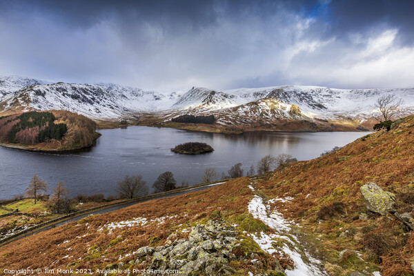 Haweswater Reservoir Picture Board by Jim Monk