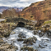Buy canvas prints of Ashness Bridge, Lake District by Jim Monk
