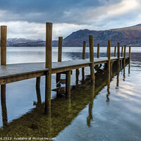 Buy canvas prints of Derwent Water Jetty by Jim Monk