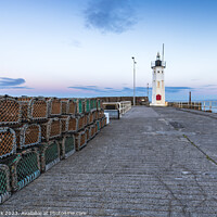 Buy canvas prints of Anstruther Lighthouse by Jim Monk