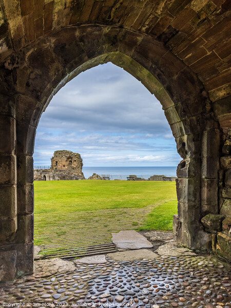 St Andrews Castle Archway Picture Board by Jim Monk