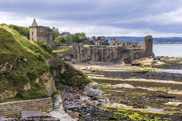 St Andrews Castle, Kingdom Of Fife Picture Board by Jim Monk