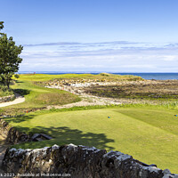 Buy canvas prints of The wonderful 15th, Kingsbarns Golf Links by Jim Monk