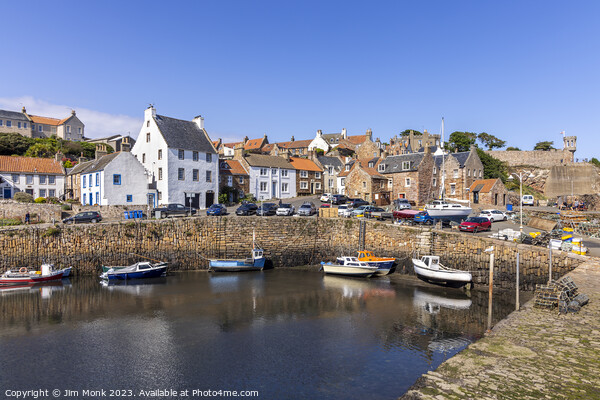 Crail Harbour, Fife Picture Board by Jim Monk