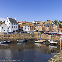 Buy canvas prints of Crail Harbour, Fife by Jim Monk