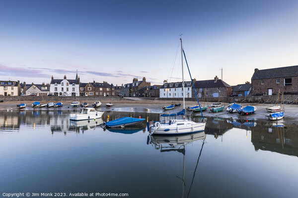 Harbour Reflections, Stonehaven  Picture Board by Jim Monk