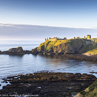Buy canvas prints of Sunrise Over Dunnottar Castle by Jim Monk