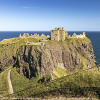 Buy canvas prints of Dunnottar Castle: A Coastal Fortress by Jim Monk