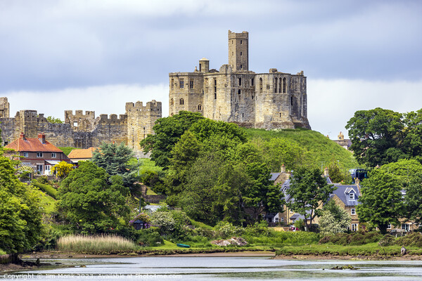 Warkworth Castle Ruins: A Medieval Masterpiece Picture Board by Jim Monk