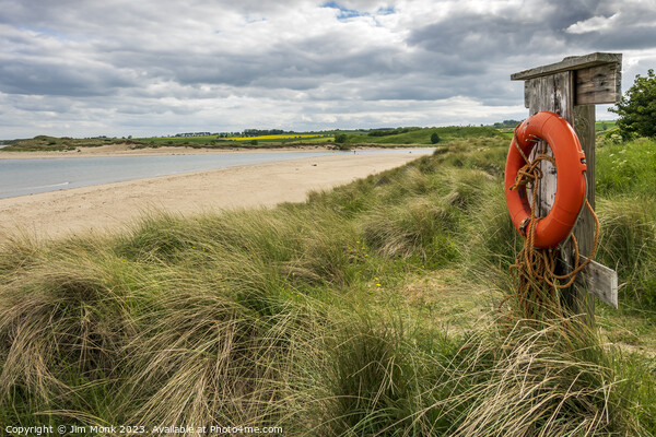 Alnmouth Beach Picture Board by Jim Monk