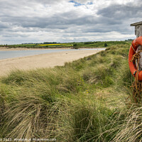 Buy canvas prints of Alnmouth Beach by Jim Monk