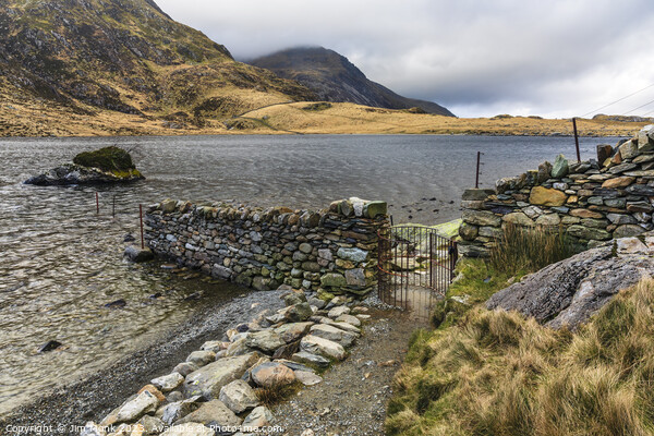 The Kissing Gate, Llyn Idwal Picture Board by Jim Monk
