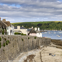 Buy canvas prints of Charming St Mawes Cottages by Jim Monk