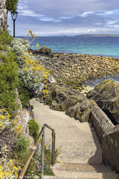 Coastal Path, St Ives Head Picture Board by Jim Monk