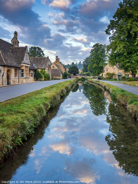 Lower Slaughter, Cotswolds. Picture Board by Jim Monk