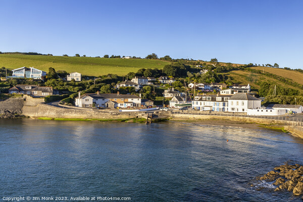 The Coastal Charm of Portmellon Picture Board by Jim Monk