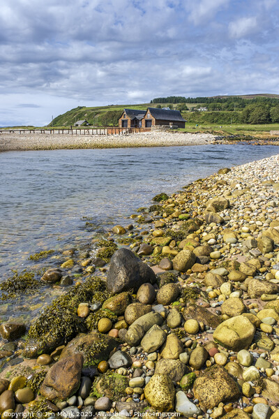 Victorian Boathouse on Isle of Arran Picture Board by Jim Monk