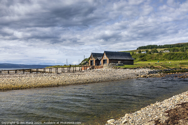 Victorian Boathouse, Isle of Arran Picture Board by Jim Monk