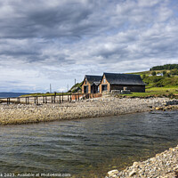 Buy canvas prints of Victorian Boathouse, Isle of Arran by Jim Monk