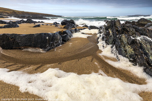 Traigh Bheag, Isle of Harris Picture Board by Jim Monk