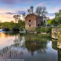 Buy canvas prints of Reflections of an Abandoned Watermill by Jim Monk