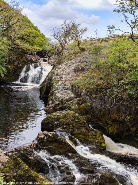 Beezley Falls, Yorkshire Dales Picture Board by Jim Monk