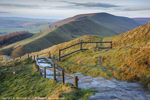 Rushup Edge, Peak District National Park Picture Board by Jim Monk